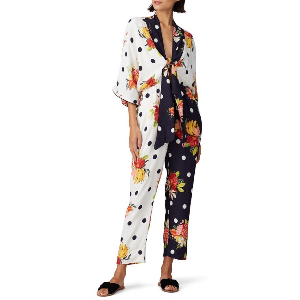 FARM Rio Mixed Nanaju Jumpsuit Size Medium